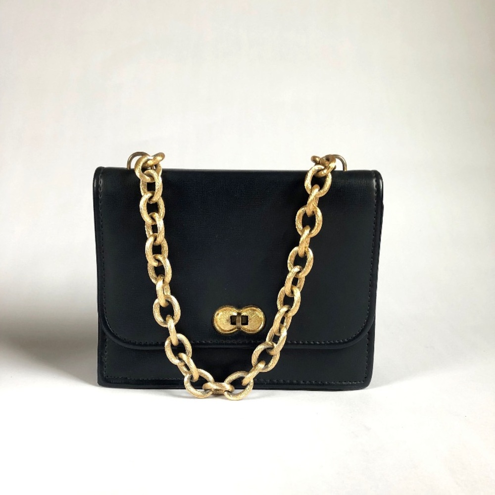 Vintage Jaclyn Gold Chain Box Bag